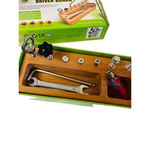 Montessori Screw Driver Board By Panda Brothers 8" x 4" x 2"